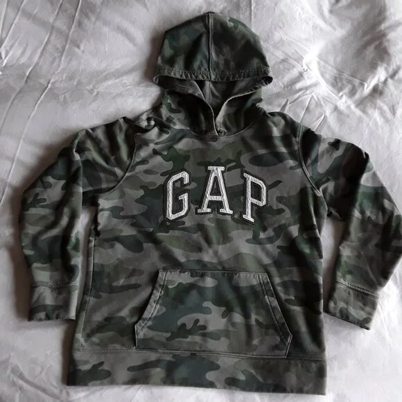 GAP Camouflage 60% Cotton Hoodie - Picture 2 of 4